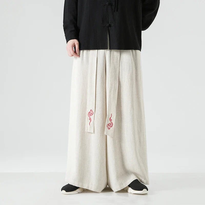 White velvet pants Bushido main image 0