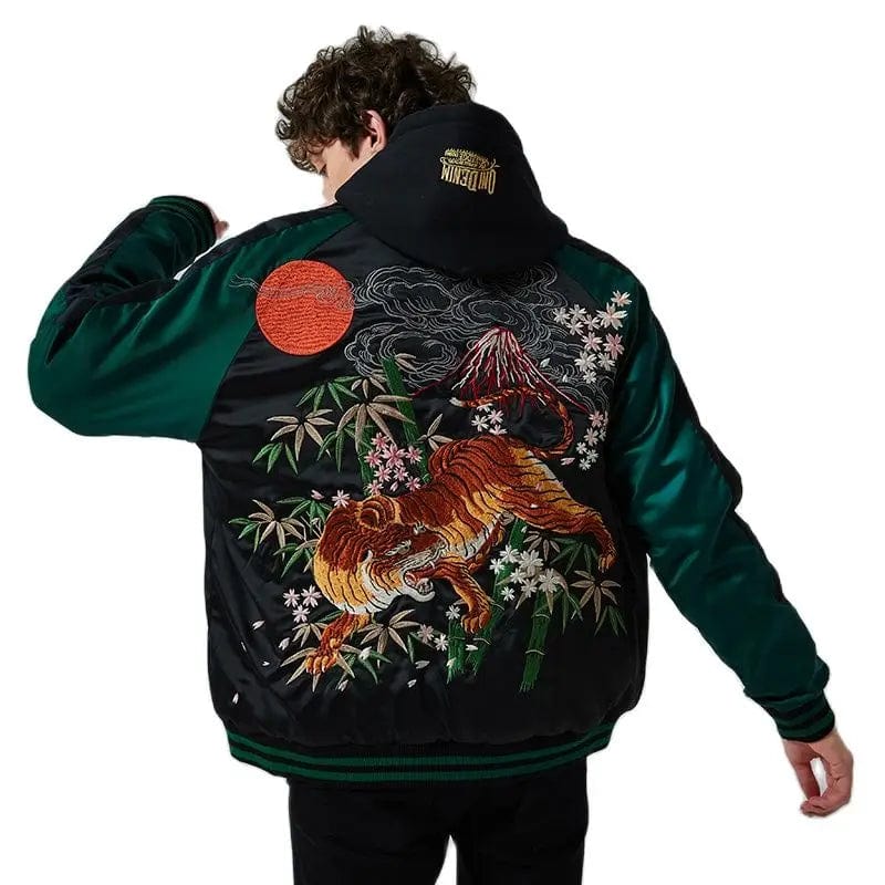 Ultra premium embroidery volcano tiger sukajan jacket – High