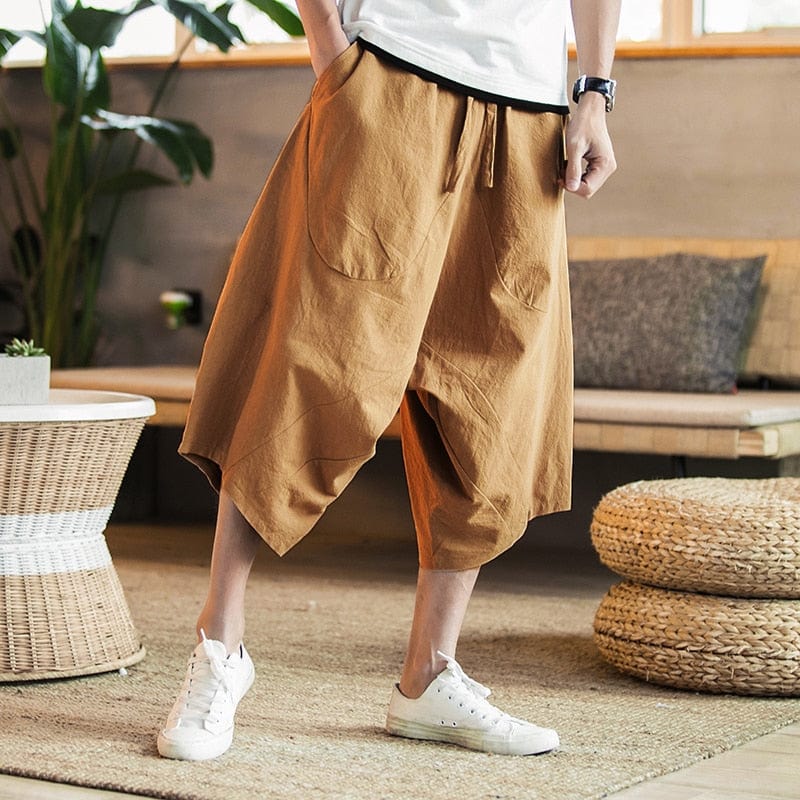 Baggy knee length harem pants – High Street Beast