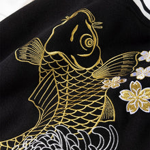 Load image into Gallery viewer, Golden carp embroidery baseball jacket