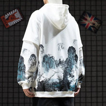 Load image into Gallery viewer, Sansui ink brush pull over hoodie