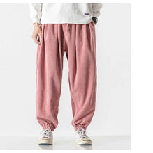 Load image into Gallery viewer, Simple and clean corduroy harem pants
