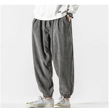 Load image into Gallery viewer, Simple and clean corduroy harem pants