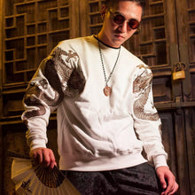 Load image into Gallery viewer, Hyper Premium embroidery dragon sleeve sweatshirt