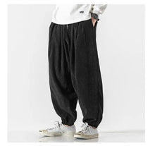Load image into Gallery viewer, Simple and clean corduroy harem pants