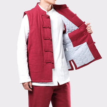 Load image into Gallery viewer, Solid Tang Dynasty vest
