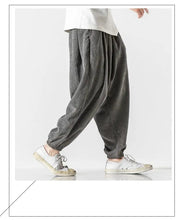 Load image into Gallery viewer, Simple and clean corduroy harem pants