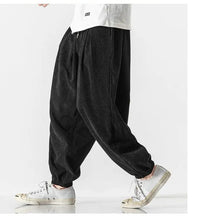 Load image into Gallery viewer, Simple and clean corduroy harem pants