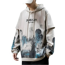 Load image into Gallery viewer, Sansui ink brush pull over hoodie