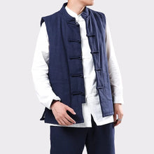 Load image into Gallery viewer, Solid Tang Dynasty vest