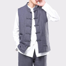 Load image into Gallery viewer, Solid Tang Dynasty vest