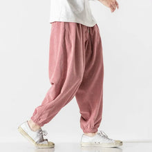 Load image into Gallery viewer, Simple and clean corduroy harem pants
