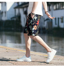 Load image into Gallery viewer, Assorted elastic waist drawstring graphics shorts