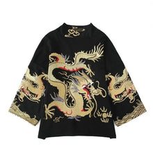 Load image into Gallery viewer, Premium golden dragon kimono