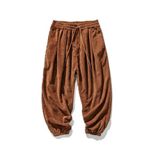 Load image into Gallery viewer, Simple and clean corduroy harem pants