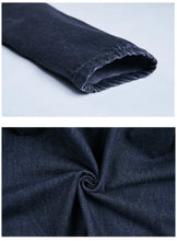 Load image into Gallery viewer, "Qīngkǎi" premium denim Tang jacket