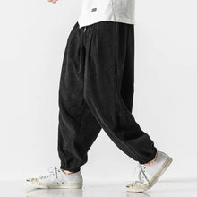 Load image into Gallery viewer, Simple and clean corduroy harem pants