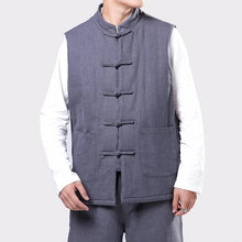 Load image into Gallery viewer, Solid Tang Dynasty vest