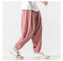 Load image into Gallery viewer, Simple and clean corduroy harem pants