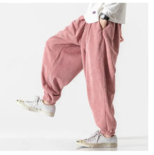 Load image into Gallery viewer, Simple and clean corduroy harem pants