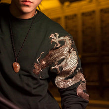 Load image into Gallery viewer, Hyper Premium embroidery dragon sleeve sweatshirt