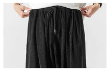 Load image into Gallery viewer, Simple and clean corduroy harem pants
