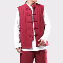 Load image into Gallery viewer, Solid Tang Dynasty vest
