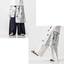 Load image into Gallery viewer, Multi-crane baggy layer harem pants