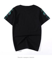 Load image into Gallery viewer, Jade dragon embroidery T-shirt