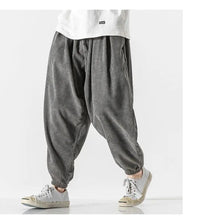 Load image into Gallery viewer, Simple and clean corduroy harem pants