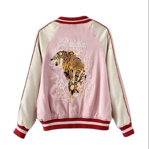 2 sided Okinawa tiger sukajan jacket