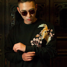 Load image into Gallery viewer, Hyper Premium embroidery crane sweatshirt