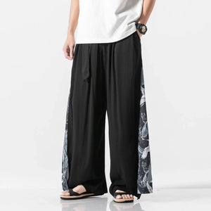 Wide bushido mawaru pants