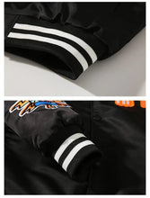 Load image into Gallery viewer, PE-LPE varsity baseball jacket