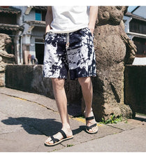 Load image into Gallery viewer, Assorted elastic waist drawstring graphics shorts