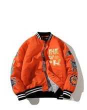 Load image into Gallery viewer, PE-LPE varsity baseball jacket
