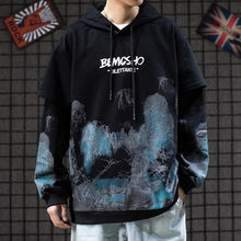 Load image into Gallery viewer, Sansui ink brush pull over hoodie