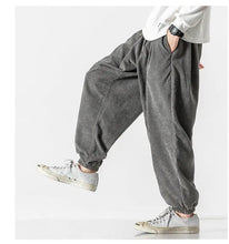 Load image into Gallery viewer, Simple and clean corduroy harem pants