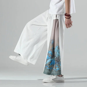Wide bushido komorebi pants