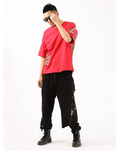 Load image into Gallery viewer, Hyper Premium embroidery golden dragon T-shirt