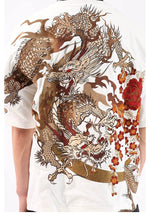 Load image into Gallery viewer, Hyper Premium embroidery golden dragon T-shirt