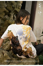 Load image into Gallery viewer, Hyper premium embroidery fierce bear sakura T-shirt