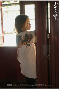 Hyper premium embroidery dragon T-shirt