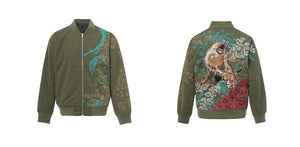 Hyper premium roaring beast embroidery jacket