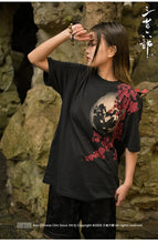Load image into Gallery viewer, Hyper premium embroidery fierce bear sakura T-shirt
