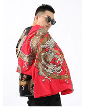 Load image into Gallery viewer, Hyper Premium embroidery golden dragon T-shirt