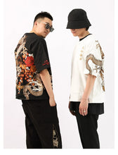 Load image into Gallery viewer, Hyper Premium embroidery golden dragon T-shirt