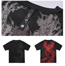 Load image into Gallery viewer, Hyper Premium embroidery rising phoenix T-shirt