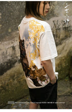 Load image into Gallery viewer, Hyper premium embroidery fierce bear sakura T-shirt