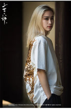 Load image into Gallery viewer, Hyper Premium embroidery rising phoenix T-shirt